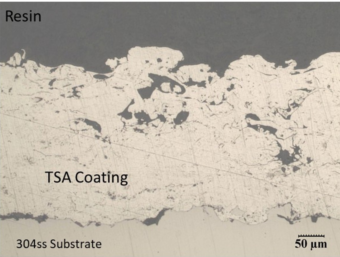 TSA coating for offshore