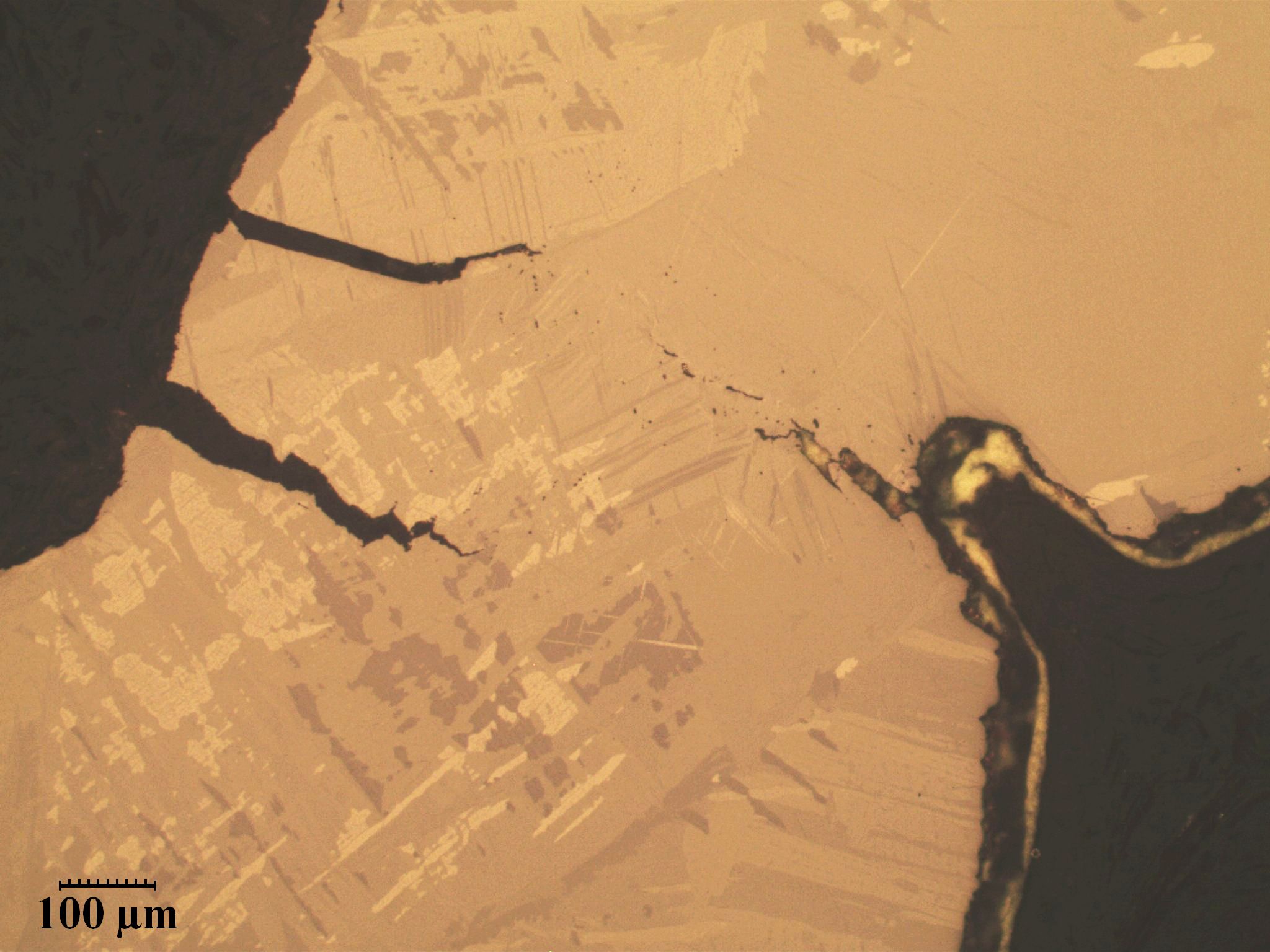 Titanium Weld Under Polarized Light