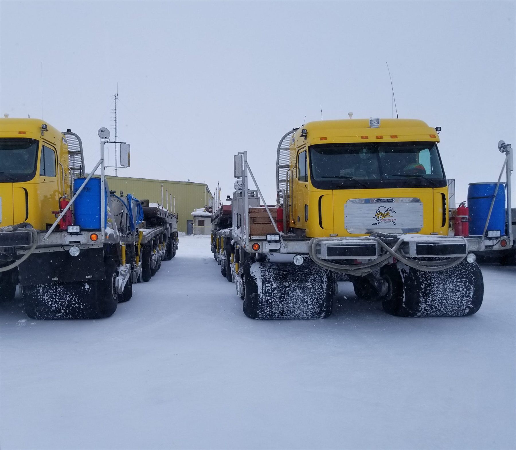 PMI Specialists field crew equipment staged at Prudhoe Bay, Alaska